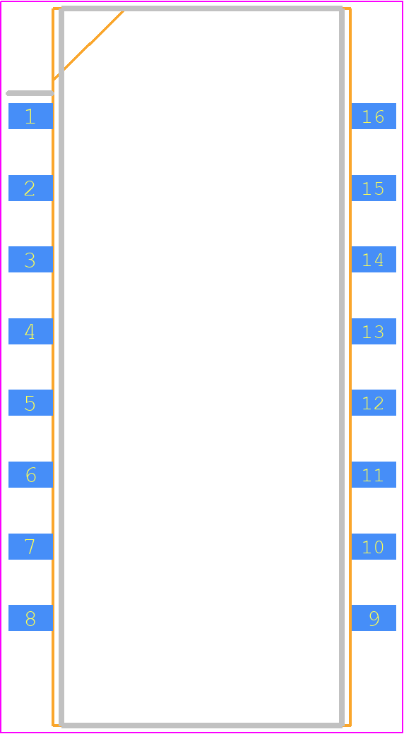 LDD-700LS - Mean Well PCB footprint - Small Outline Packages - Small Outline Packages - LDD-700LS-