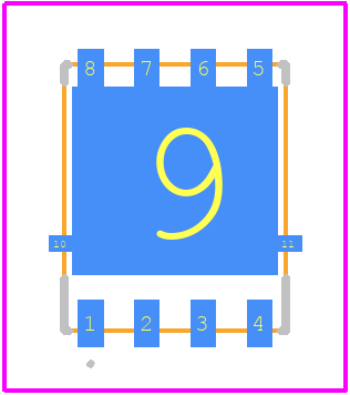 MCP87090T-U/MF - Microchip PCB footprint - Other - Other - MCP87090T-U/MF-3