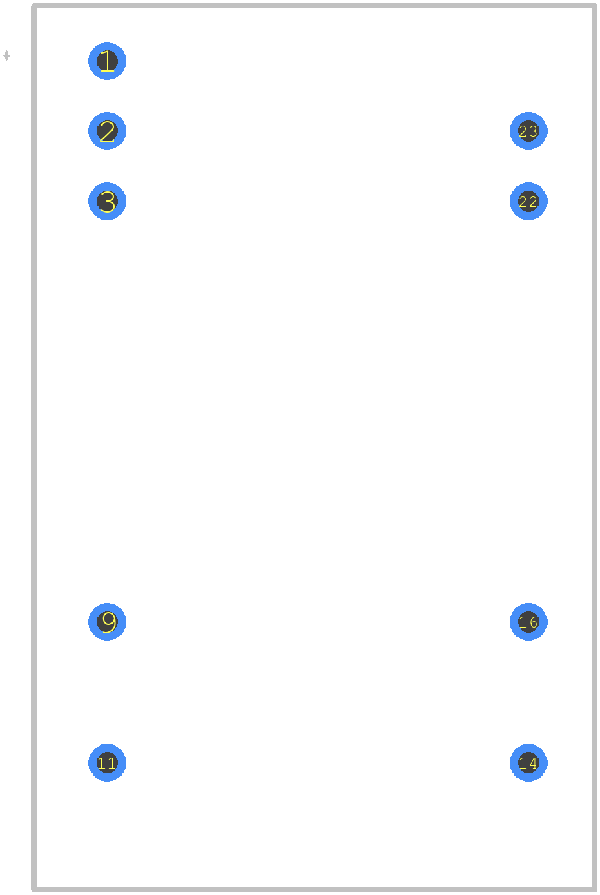 TEN 8-1221 - Traco Power PCB footprint - Other - Other - TEN_8_SERIES