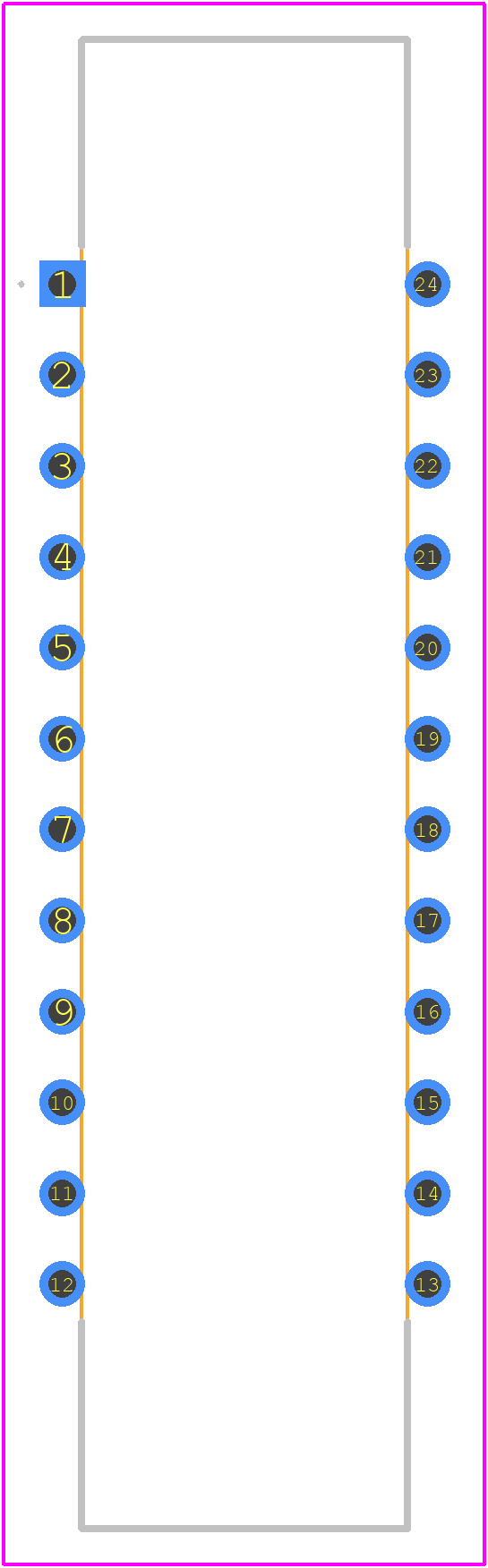 S11108 - Hamamatsu PCB footprint - Other - Other - S11108-2
