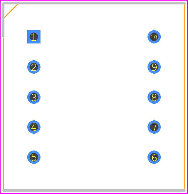 VAOD-A301S9-BW/47 - Visual Communications Company PCB footprint - Dual-In-Line Sockets - Dual-In-Line Sockets - 10DIP