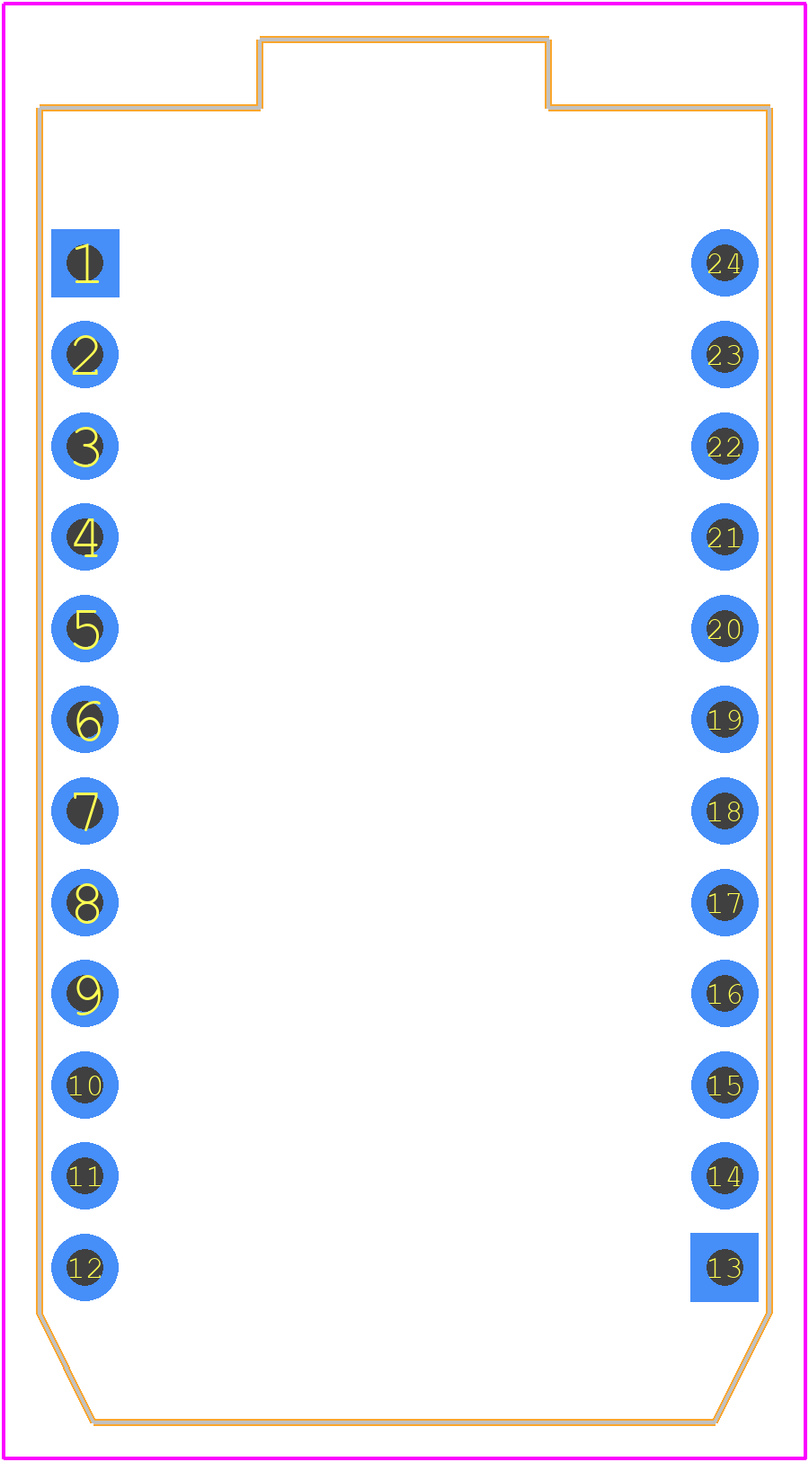 2721 - Adafruit PCB footprint - Other - Other - 2721-1
