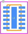 TPD6F003DQDR - Texas Instruments PCB footprint - Small Outline No-lead - Small Outline No-lead - dqd-