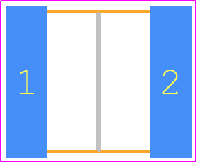 22205C105KAT2A - Kyocera AVX PCB footprint - Capacitor Chip Non-polarised - Capacitor Chip Non-polarised - 22205C105KAT2A