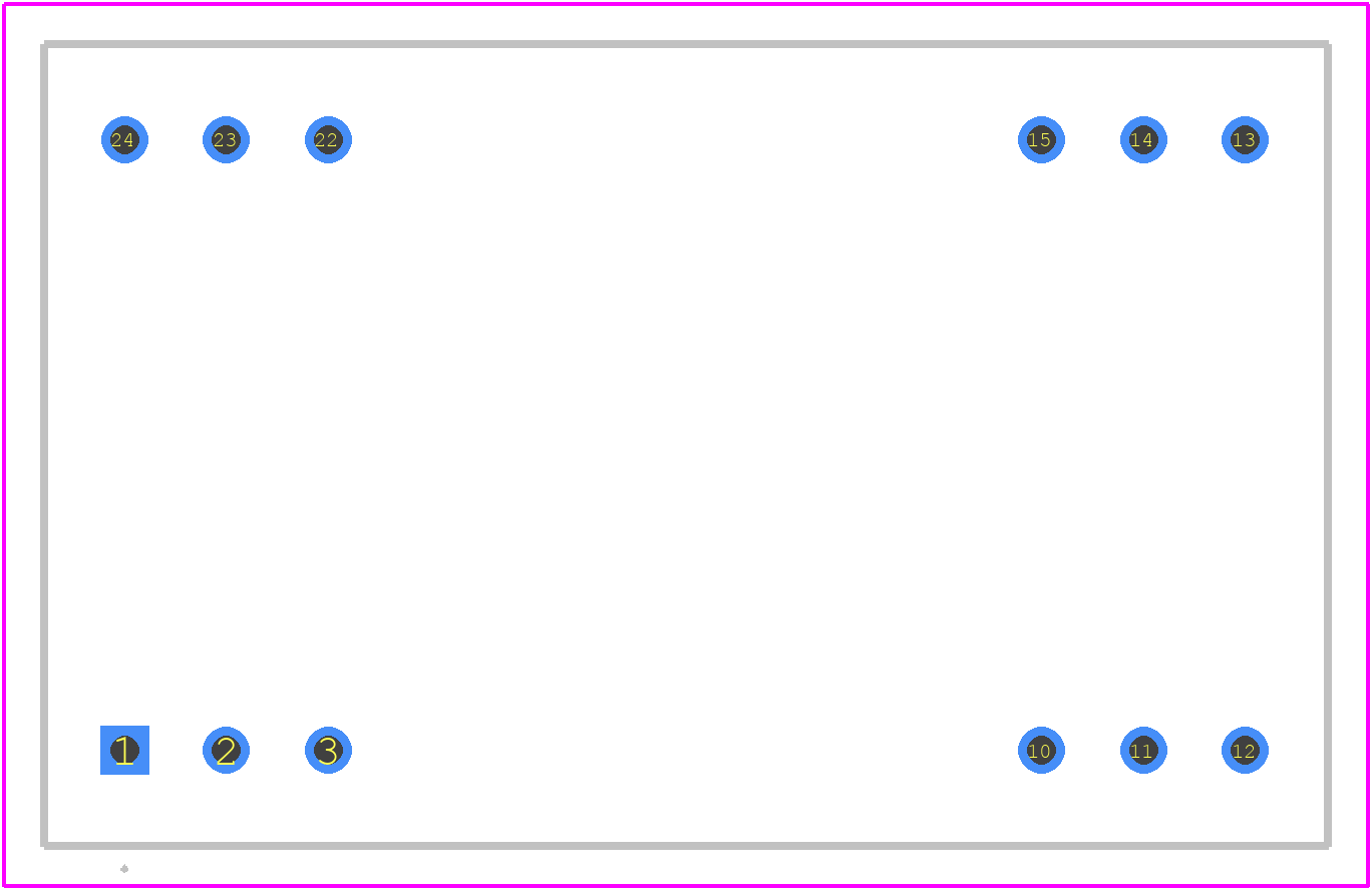TEM 2-1211 - Traco Power PCB footprint - Other - Other - TEM 2-2412