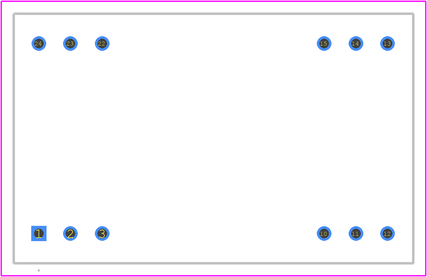 TEM 2-1222 - Traco Power PCB footprint - Other - Other - TEM 2-2422