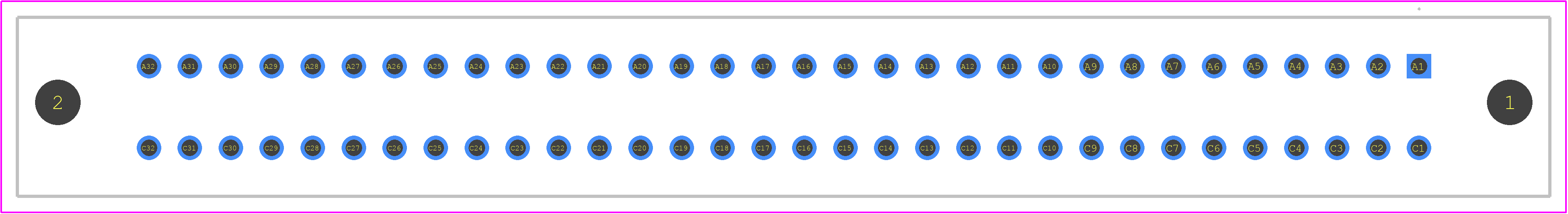 0973 164 6903 - HARTING PCB footprint - Other - Other - 0973 164 6903-3