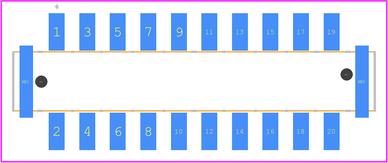 14011013101000 - HARTING PCB footprint - Other - Other - 14011013101000