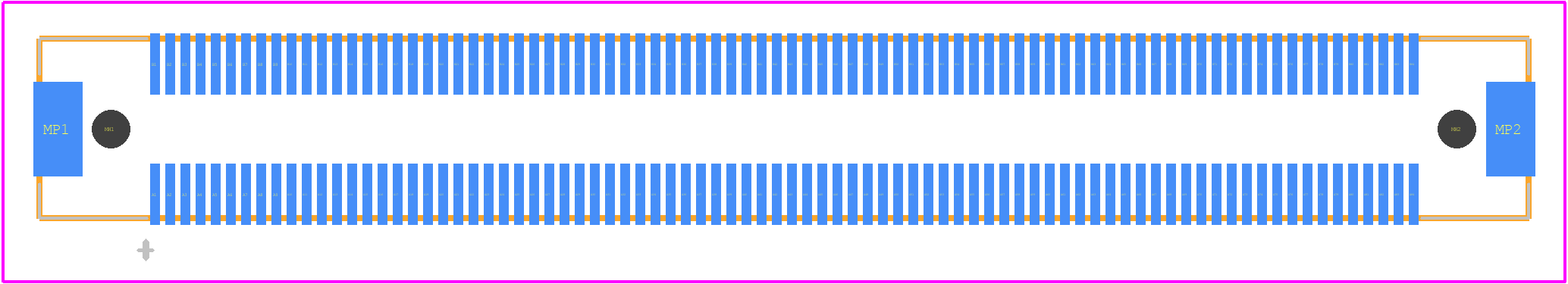 FX10A-168P-SV3(85) - Hirose PCB footprint - Other - Other - FX10A-168P-SV3(85)-1