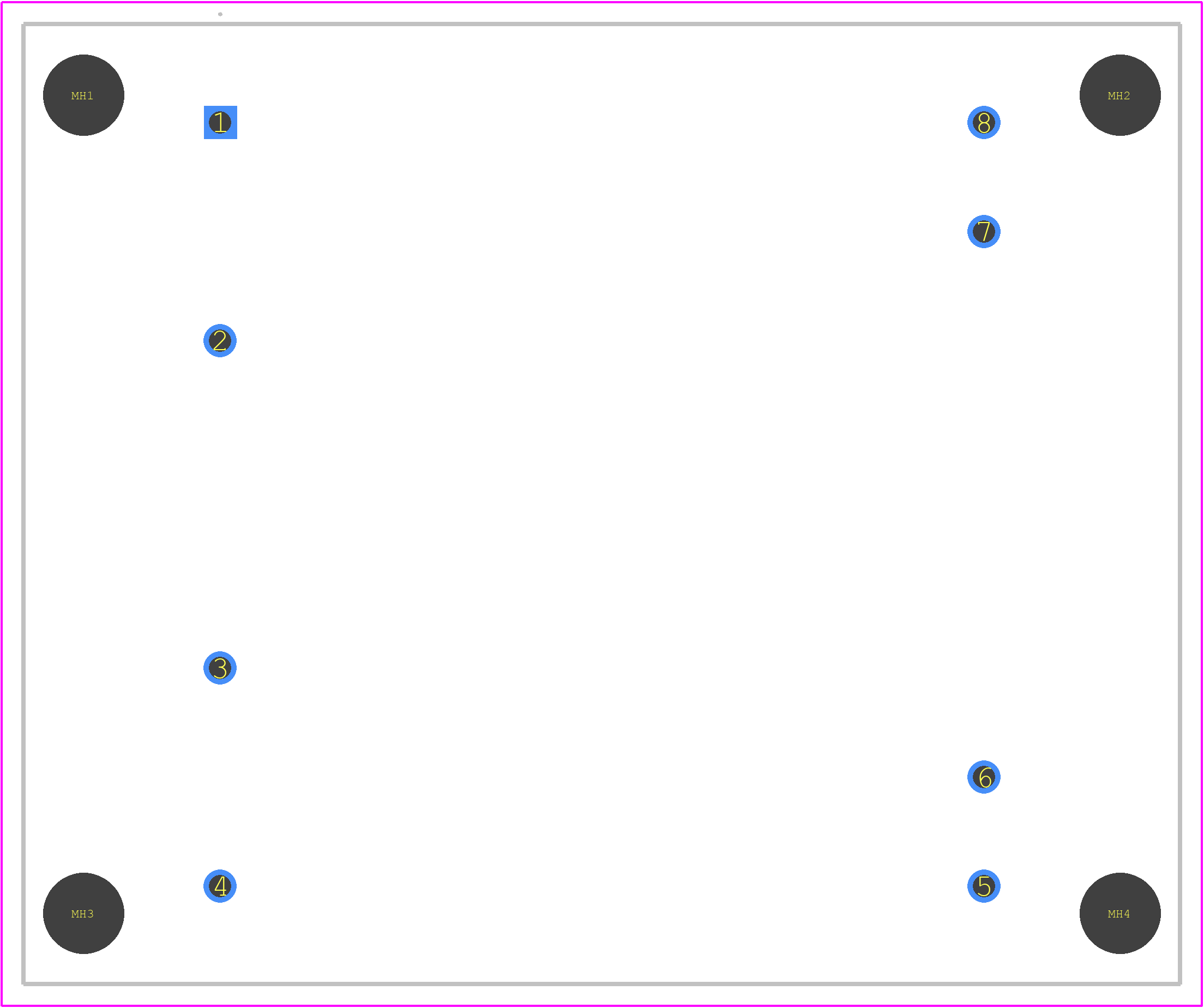 FL 4/8 - BLOCK PCB footprint - Other - Other - FL 4/8-2
