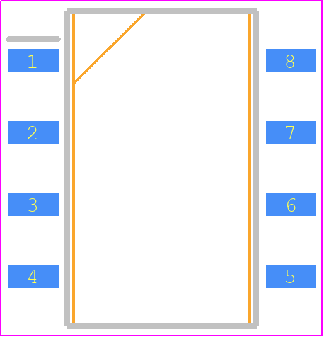 A6S-4102-H - OMRON Electronics PCB footprint - Small Outline Packages - Small Outline Packages - A6S-4102-H