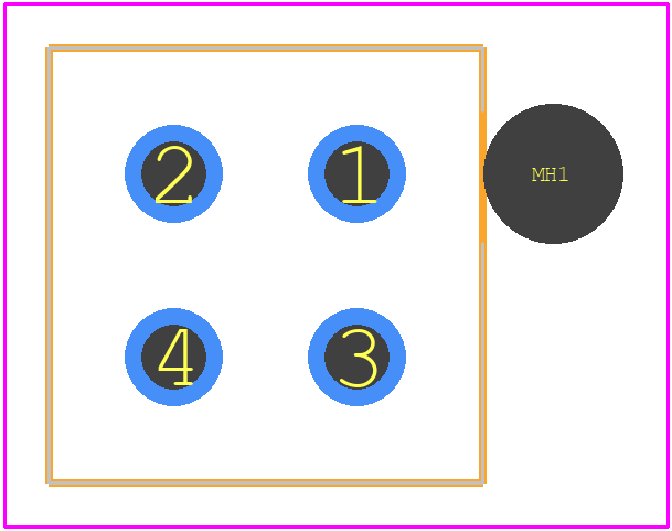 770874-2 - TE Connectivity PCB footprint - Other - Other - 770874-2-1