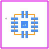 MPQ5073GG-P - Monolithic Power Systems (MPS) PCB footprint - Other - Other - QFN-12 (2mmx2mm)_2024