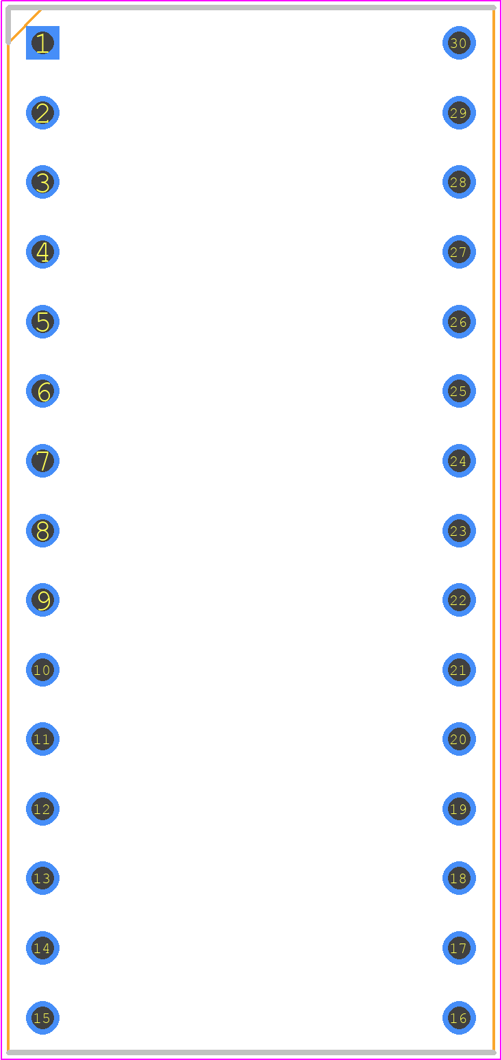 LTC-5336P - Lite-On PCB footprint - Dual-In-Line Sockets - Dual-In-Line Sockets - LTC-5336P