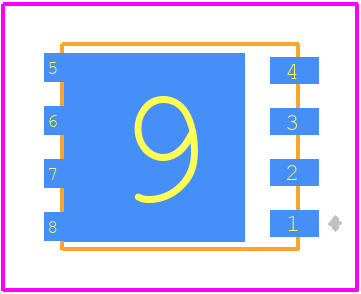 BSC031N06NS3 G - Infineon PCB footprint - Other - Other - PG-TDSON-8-1_1.1H