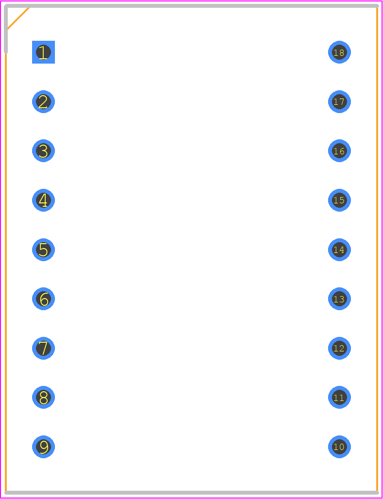 LB-602MK2 - ROHM Semiconductor PCB footprint - Dual-In-Line Sockets - Dual-In-Line Sockets - LB-602VK2