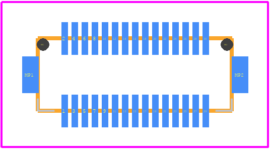 DF12-30DS-0.5V(86) - Hirose PCB footprint - Other - Other - DF12-30DS-0.5V(86)-1