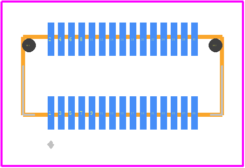 DF12D(5.0)-30DP-0.5V(81) - Hirose PCB footprint - Other - Other - DF12D(5.0)-30DP-0.5V(81)-1