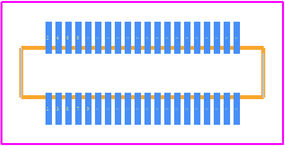 DF12E(5.0)-40DP-0.5V(81) - Hirose PCB footprint - Other - Other - DF12E(5.0)-40DP-0.5V(81)-1
