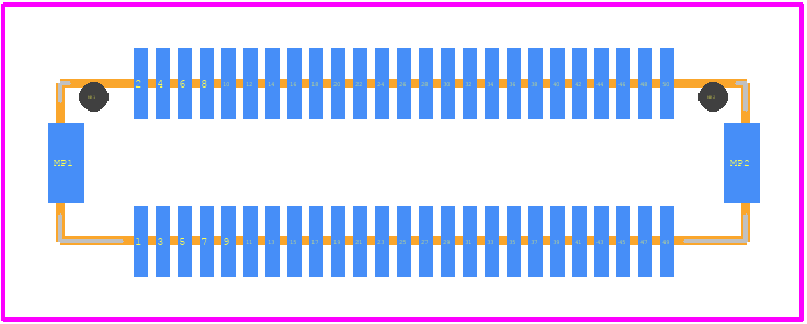 DF12-50DS-0.5V(86) - Hirose PCB footprint - Other - Other - DF12-50DS-0.5V(86)-2