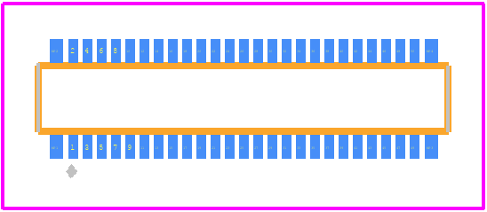 DF40C-50DP-0.4V(58) - Hirose PCB footprint - Other - Other - DF40C-50DP-0.4V(58)-1