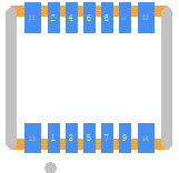 DF40C-10DP-0.4V(51) - Hirose PCB footprint - Other - Other - DF40C-10DP-0.4V(51)