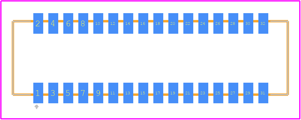 504189-3270 - Molex PCB footprint - Other - Other - 504189-3270-3