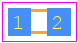 04023J0R5ABSTR - Kyocera AVX PCB footprint - Capacitor Chip Non-polarised - Capacitor Chip Non-polarised - 04023J0R5ABSTR