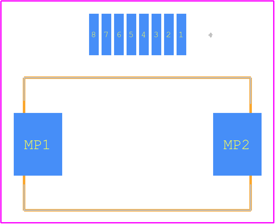 SM08B-CPTK-1A-TBL - JST (JAPAN SOLDERLESS TERMINALS) PCB footprint - Other - Other - SM08B-CPTK-1A-TBL-2