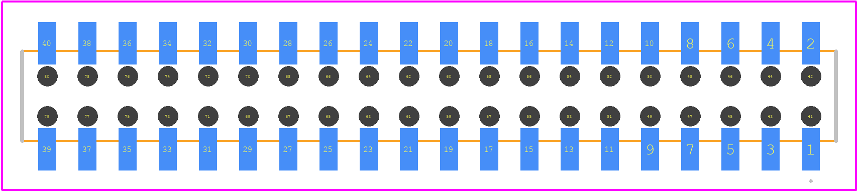 M22-6342042 - Harwin PCB footprint - Other - Other - M22-6342042-1