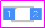 RF05VA2SFHTR - ROHM Semiconductor PCB footprint - Small Outline Diode - Small Outline Diode - sod-323-he