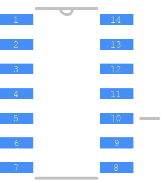 74LV14D - Nexperia PCB footprint - Other - Other - SOIC127P600X175-14N