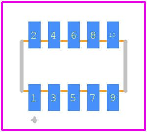 CLM-105-02-L-D - SAMTEC PCB footprint - Other - Other - CLM-105-02-L-D-3
