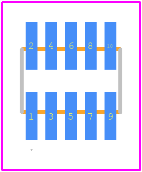 FTMH-105-03-L-DV - SAMTEC PCB footprint - Other - Other - FTMH-105-03-L-DV