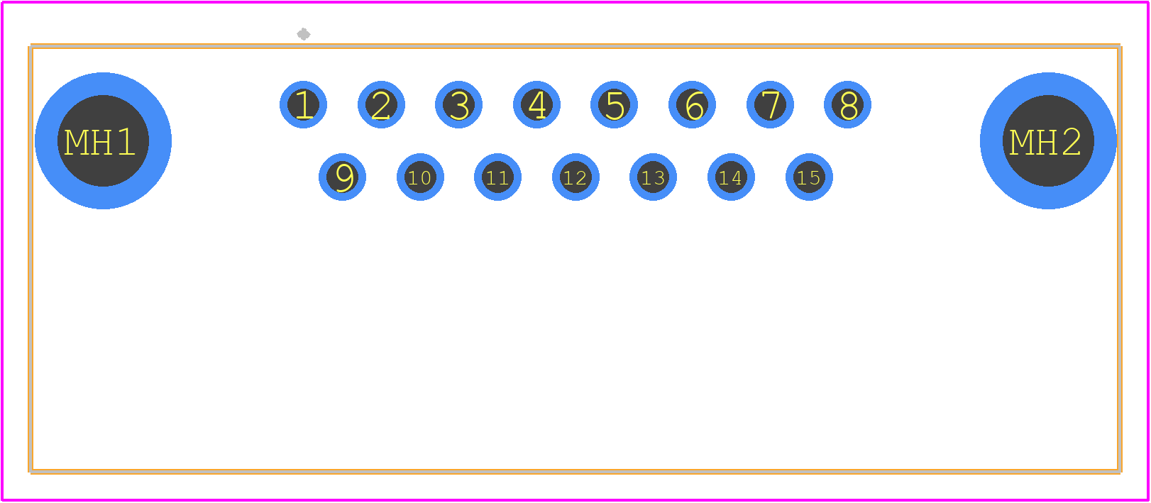 09652627811 - HARTING PCB footprint - Other - Other - 09652627811-2