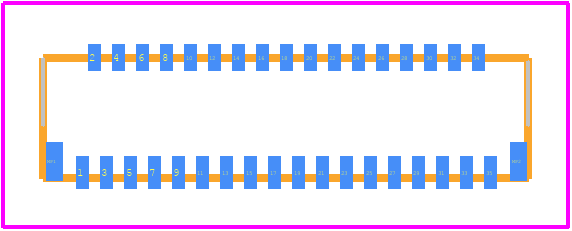 FH35-35S-0.3SHW(50) - Hirose PCB footprint - Other - Other - FH35-35S-0.3SHW(50)-4