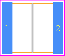 VJ2220Y103KXUSTX2 - Vishay PCB footprint - Capacitor Chip Non-polarised - Capacitor Chip Non-polarised - 2220