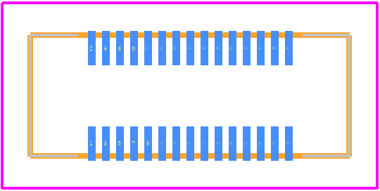 53748-0308 - Molex PCB footprint - Other - Other - 53748-0308-2