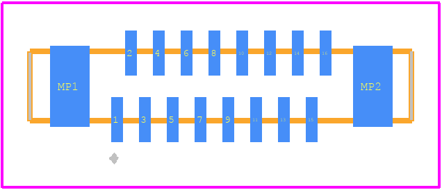1-1734742-6 - TE Connectivity PCB footprint - Other - Other - 1-1734742-6-1