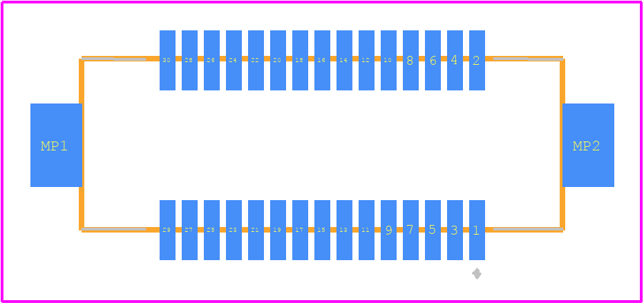 525883075 - Molex PCB footprint - Other - Other - 525883075-1