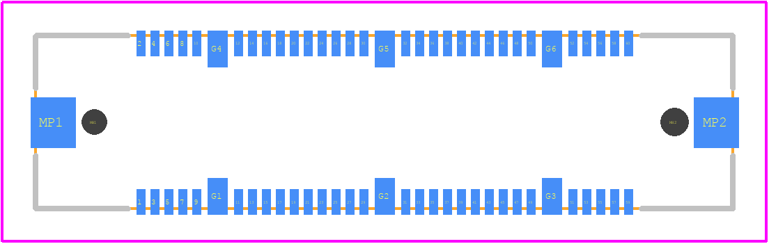 FX11LA-60S/6-SV(71) - Hirose PCB footprint - Other - Other - FX11LA-60S/6-SV(71)-1