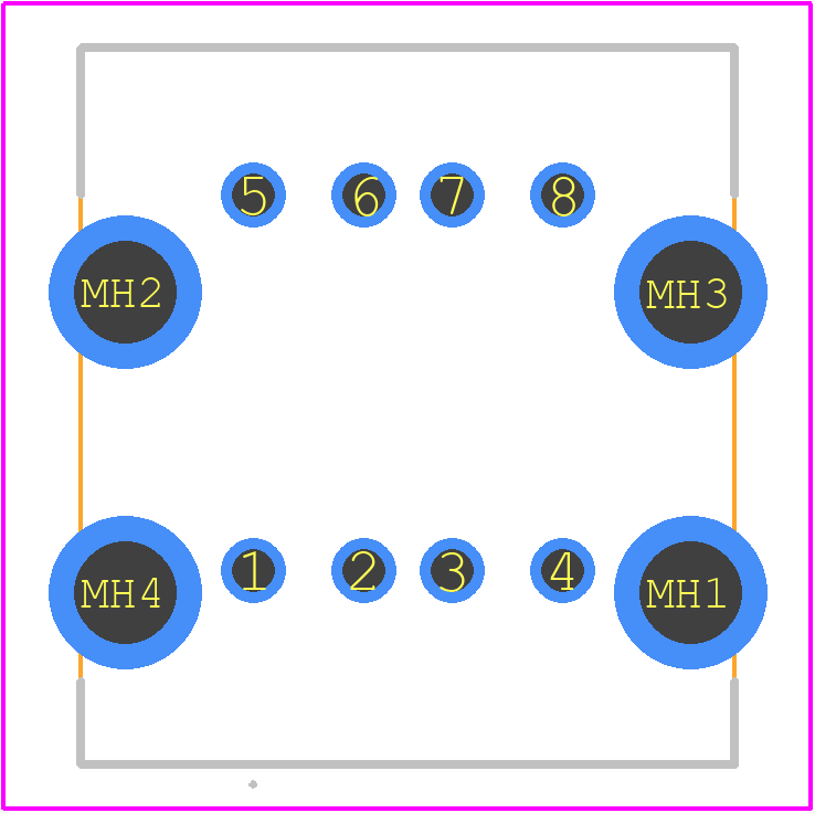 KUSBVX-AS2N-B-1 - Kycon PCB footprint - Other - Other - KUSBVX-AS2N-B-1-2