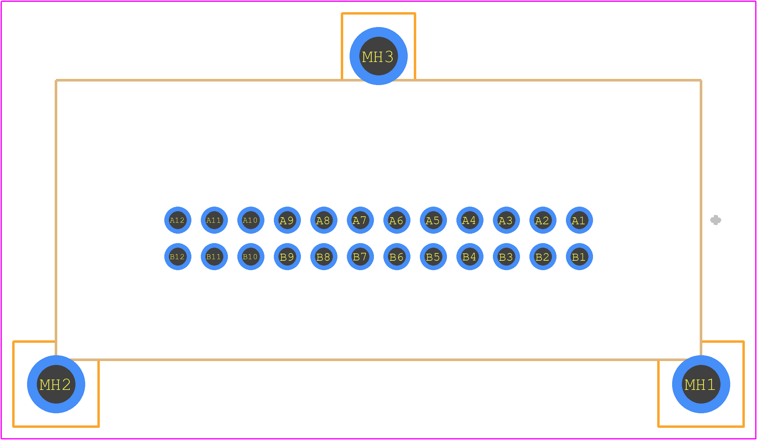 12040722 - Aptiv PCB footprint - Other - Other - 12040722-3
