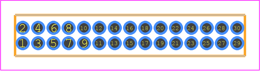 M50-3501542 - Harwin PCB footprint - Other - Other - M50-3501542