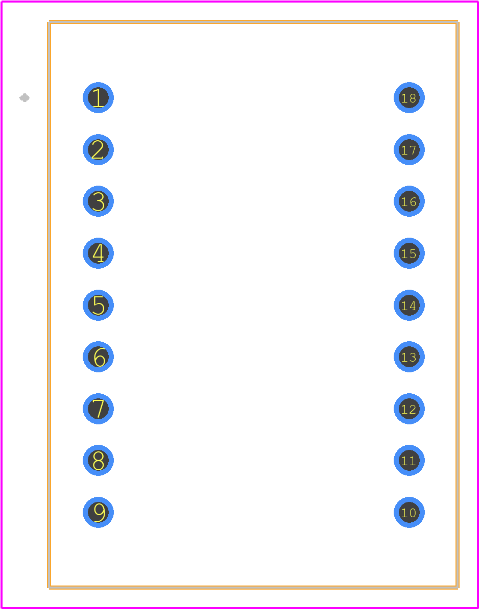 PSA08-11GWA - Kingbright PCB footprint - Other - Other - PSA08-11GWA-1