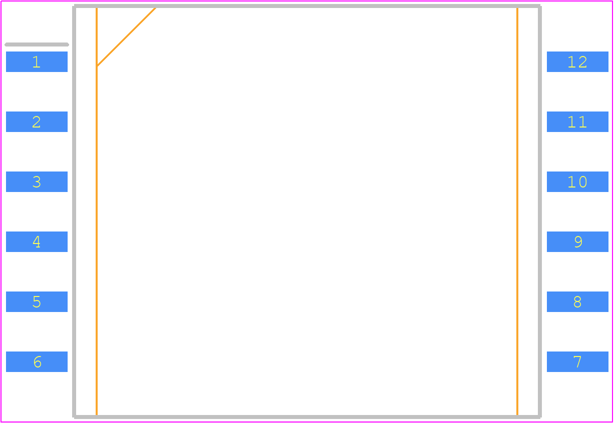 A9967-ALB - COILCRAFT PCB footprint - Small Outline Packages - Small Outline Packages - A9967-ALB