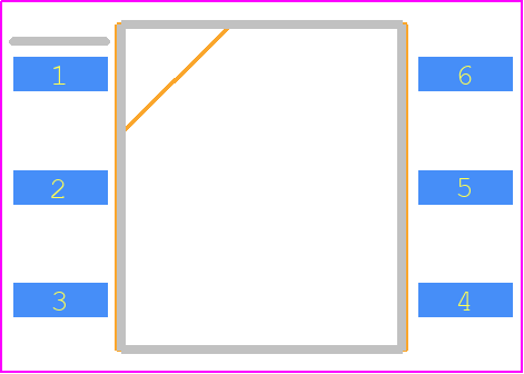 FOD4116SV - onsemi PCB footprint - Small Outline Packages - Small Outline Packages - PDIP6 7.3x6.5, 2.54P CASE 646CE
