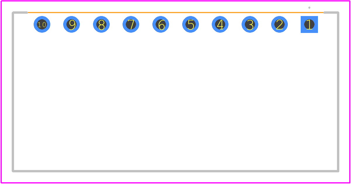 103906-9 - TE Connectivity PCB footprint - Other - Other - 103906-9-4