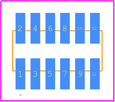 M50-3600642 - Harwin PCB footprint - Other - Other - M50-3600642-5