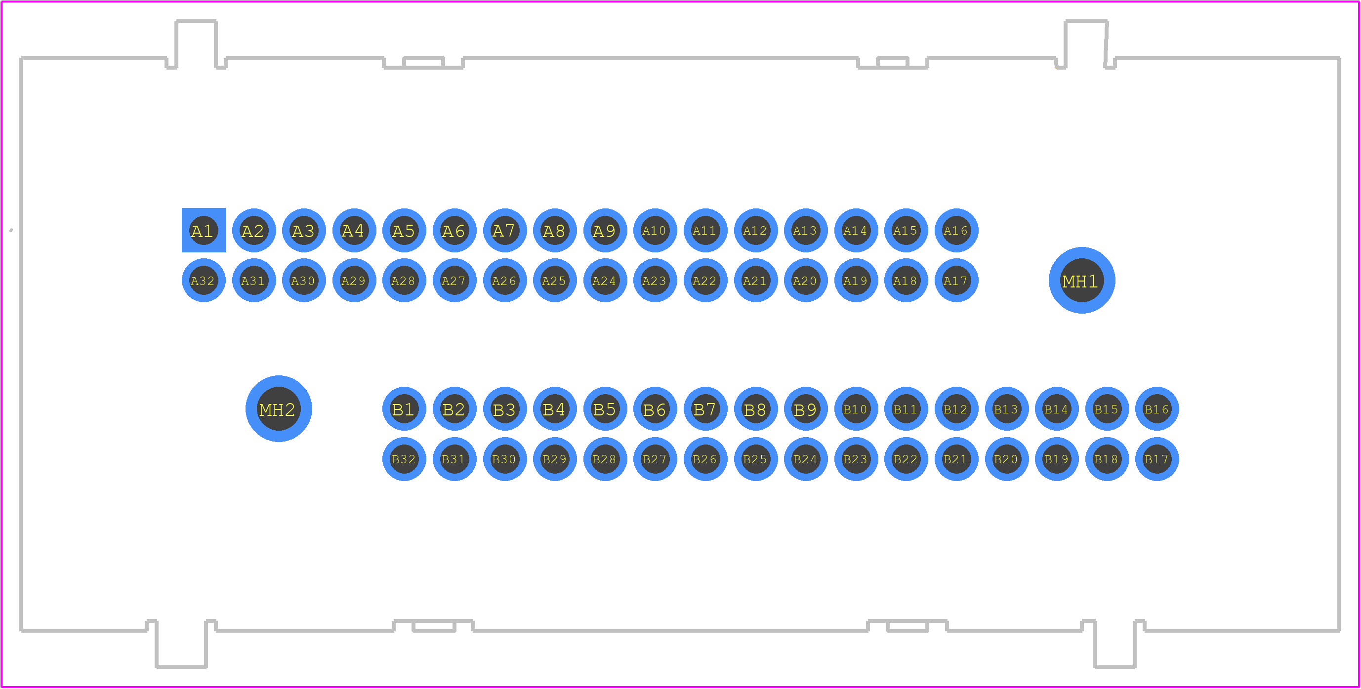 31387-8004 - Molex PCB footprint - Other - Other - 31387-8004-3